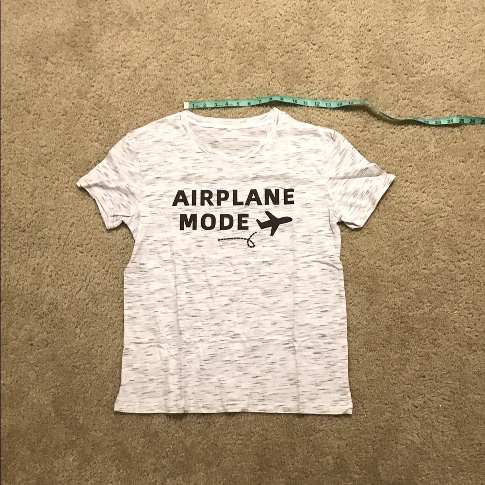 Cute Tavel Shirt - Airplane Mode NWOT